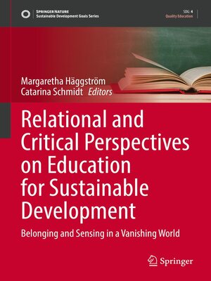 cover image of Relational and Critical Perspectives on Education for Sustainable Development